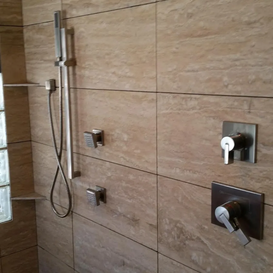 Shower fixture installation for Frozen Pipe Repair in Stowe
